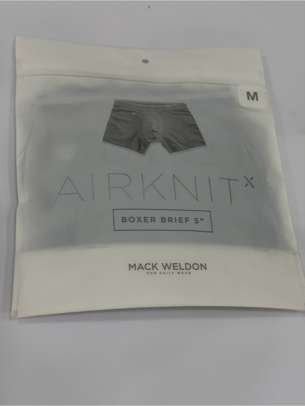Mack Weldon AirKnit Boxer Briefs — White size medium New M